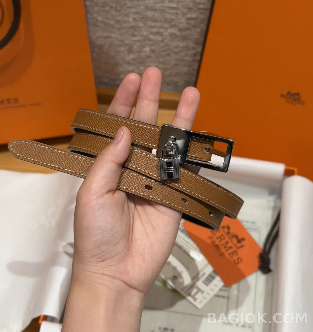 에르메스 에르메스 럭키 15mm 리버서블 벨트 실버버클 상세 이미지