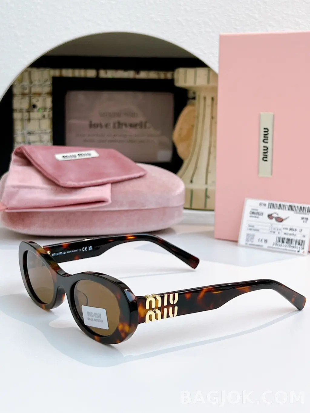 미우미우 MiuMiu SMU06ZS (Glimpse) Sunglasses 상세 이미지