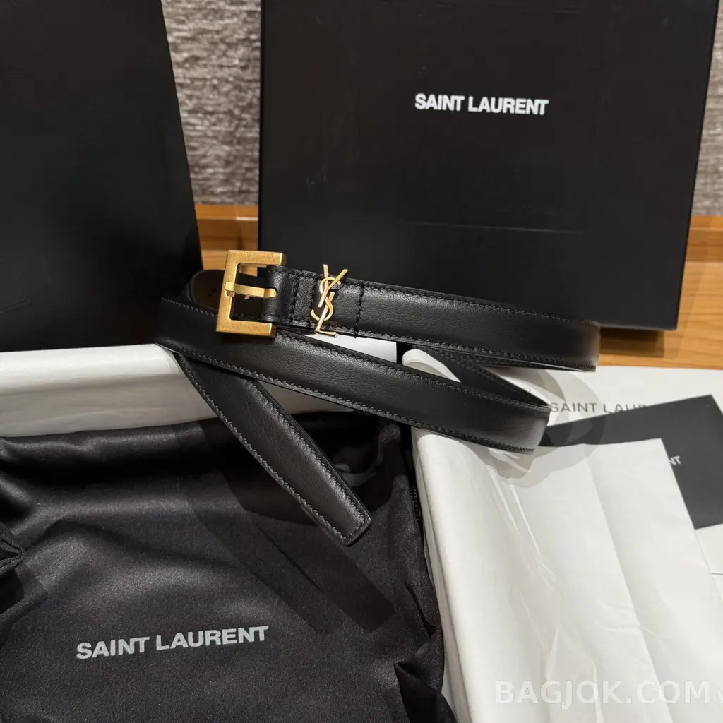 생로랑 생로랑 YSL 모노그램 벨트 20mm 상세 이미지