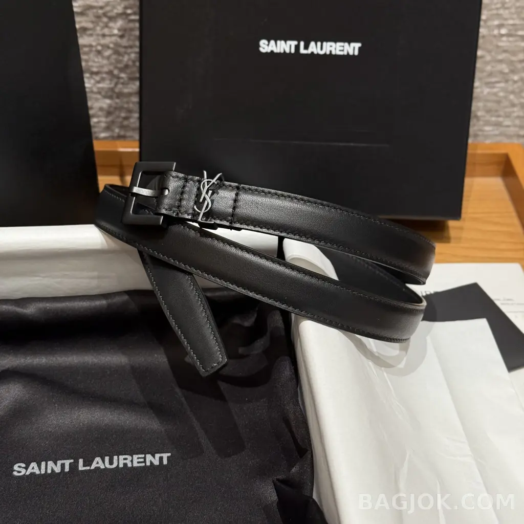 생로랑 생로랑 YSL 모노그램 벨트 20mm 상세 이미지