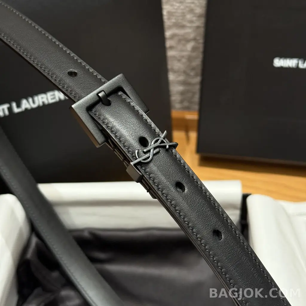 생로랑 생로랑 YSL 모노그램 벨트 20mm 상세 이미지