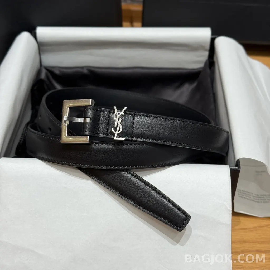 생로랑 생로랑 YSL 모노그램 벨트 20mm 상세 이미지