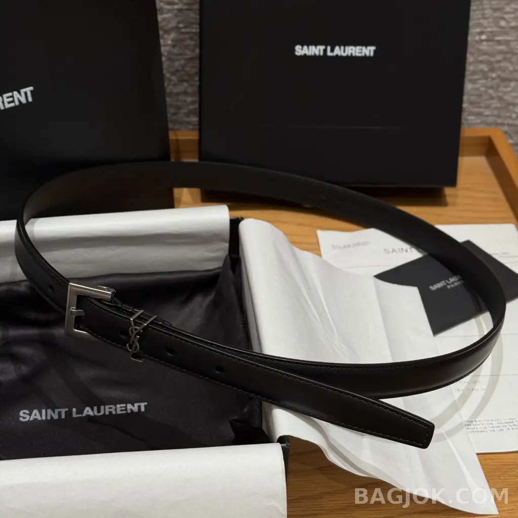 생로랑 생로랑 YSL 모노그램 벨트 20mm 상세 이미지