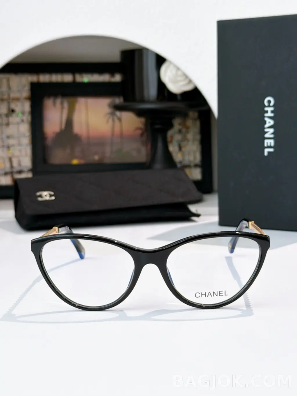샤넬 Chanel CH3501 캣아이 안경 상세 이미지
