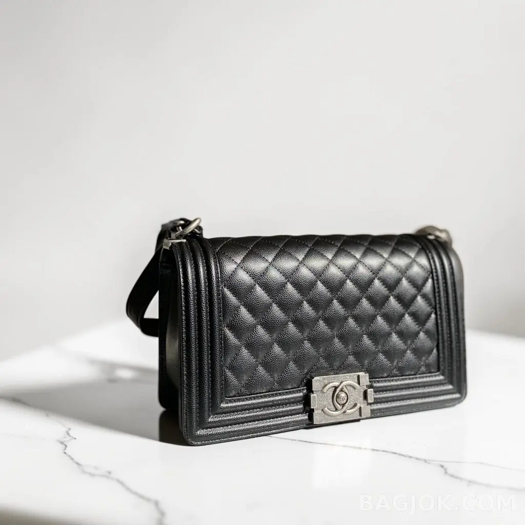 샤넬 Chanel 보이백 캐비어 미디움 상세 이미지