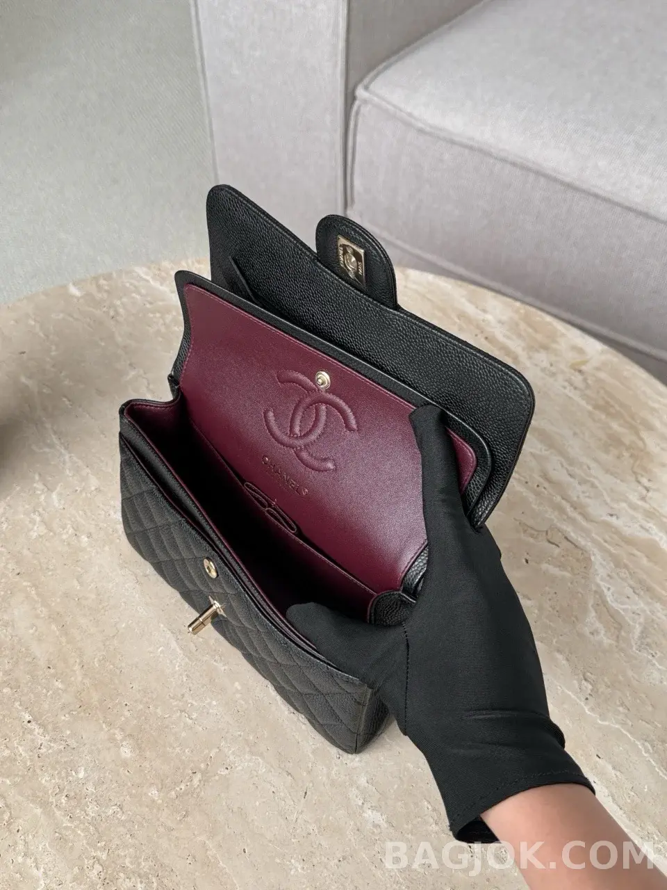 샤넬 Chanel 클래식 플랩백 스몰 캐비어 상세 이미지