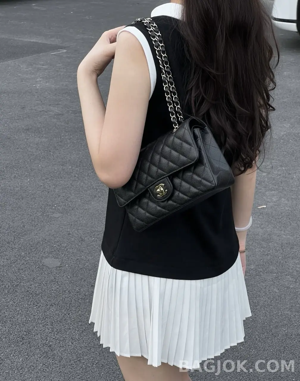 샤넬 Chanel 클래식 플랩백 스몰 캐비어 상세 이미지