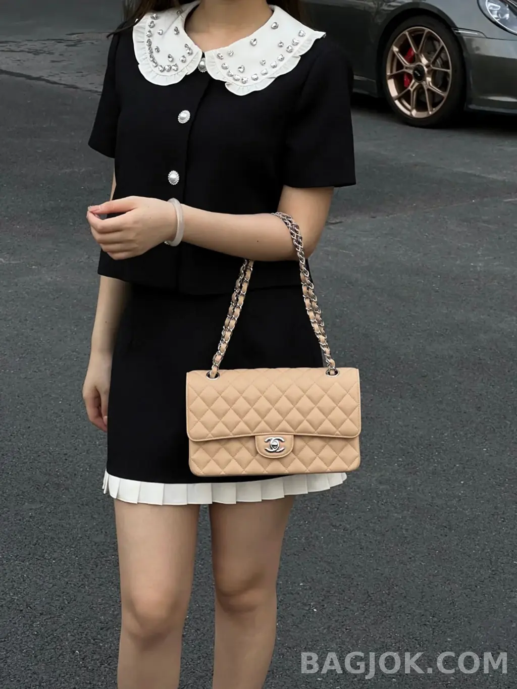 샤넬 Chanel 클래식 플랩백 미디움 캐비어 상세 이미지