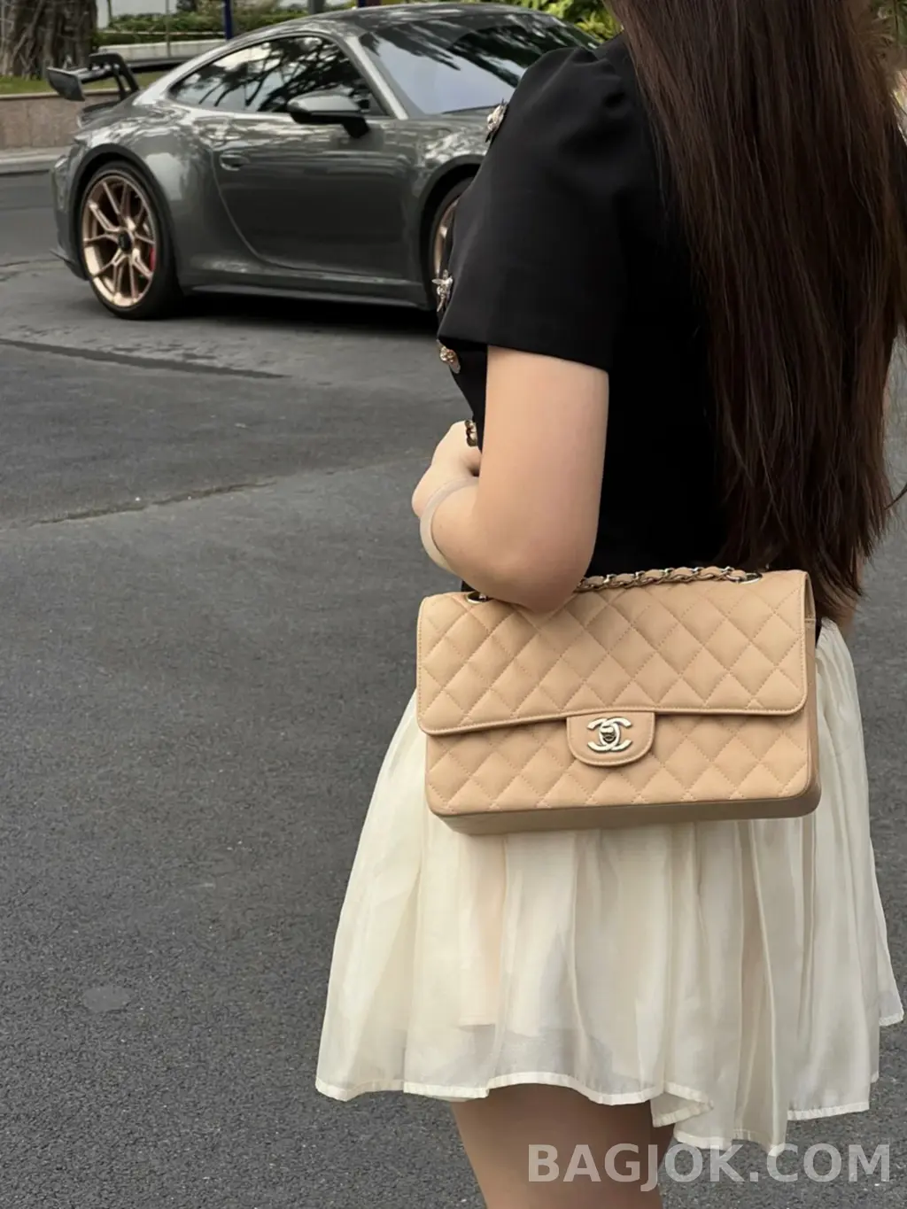 샤넬 Chanel 클래식 플랩백 미디움 캐비어 상세 이미지