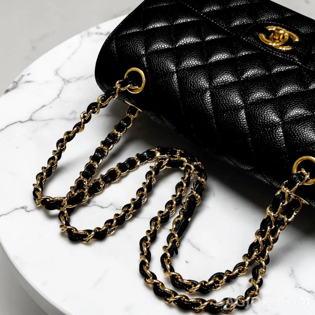 샤넬 Chanel 클래식 플랩백 라지 캐비어 상세 이미지