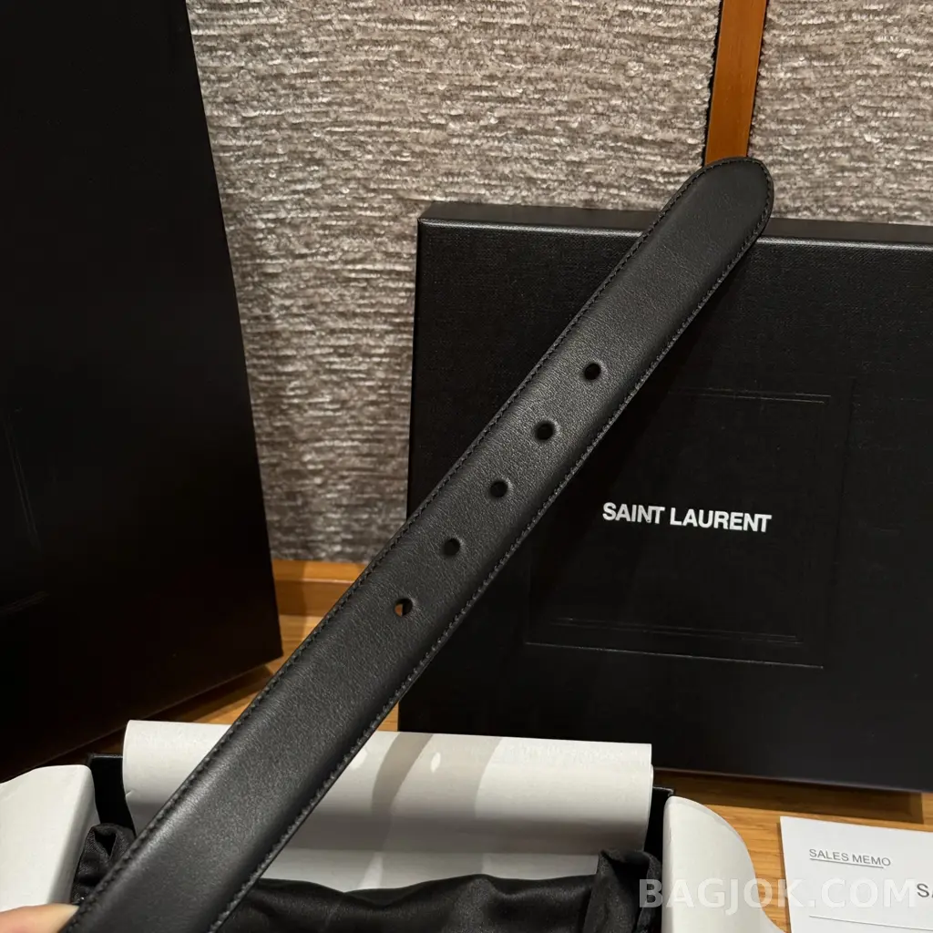 생로랑  생로랑 YSL 모노그램 버클 가죽 벨트 상세 이미지