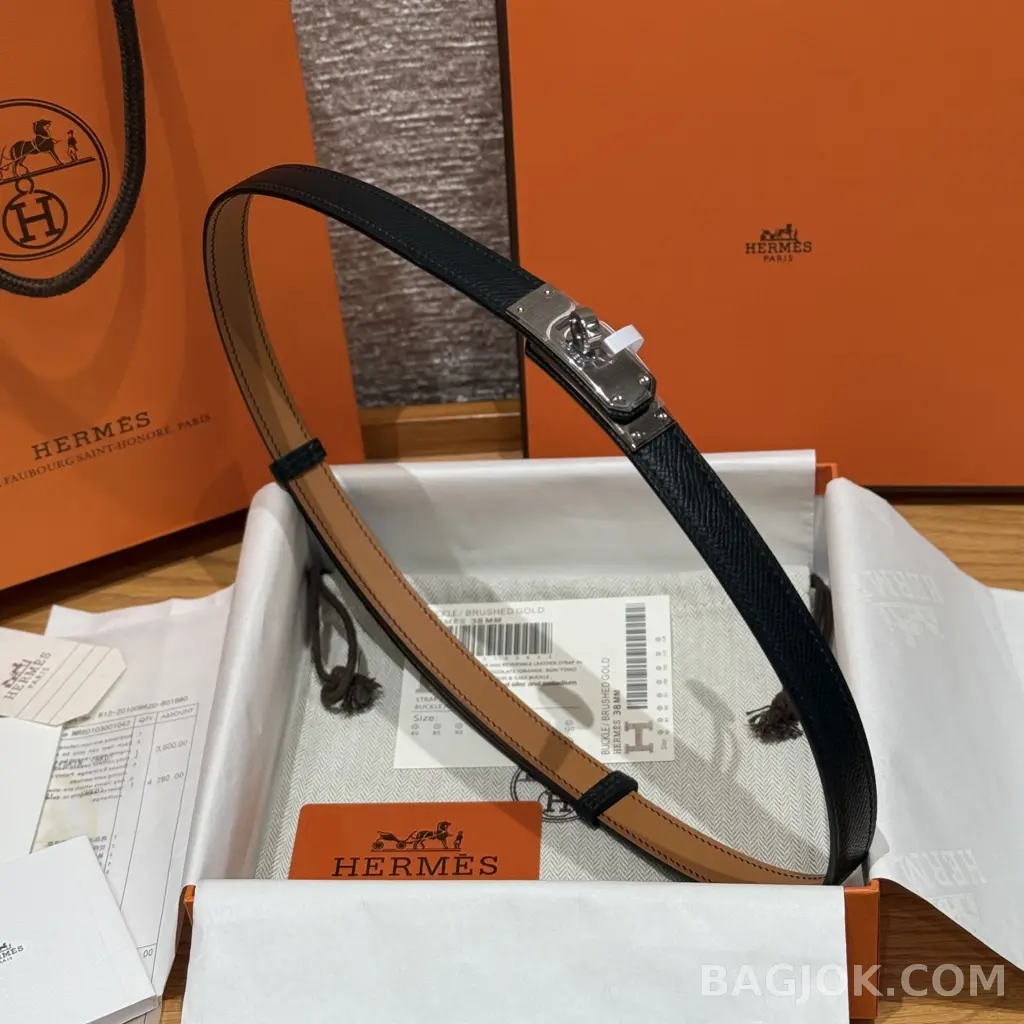 에르메스 에르메스 켈리 18 벨트 블랙 상세 이미지