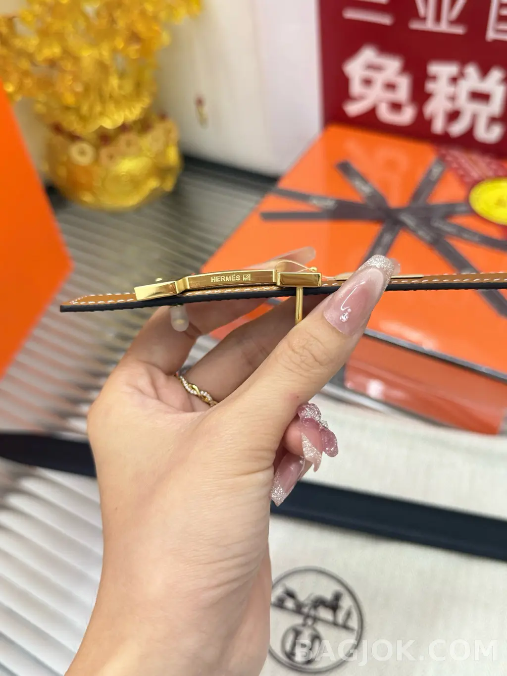 에르메스 에르메스 콘스탄스 H 버클 벨트 2.4cm 상세 이미지