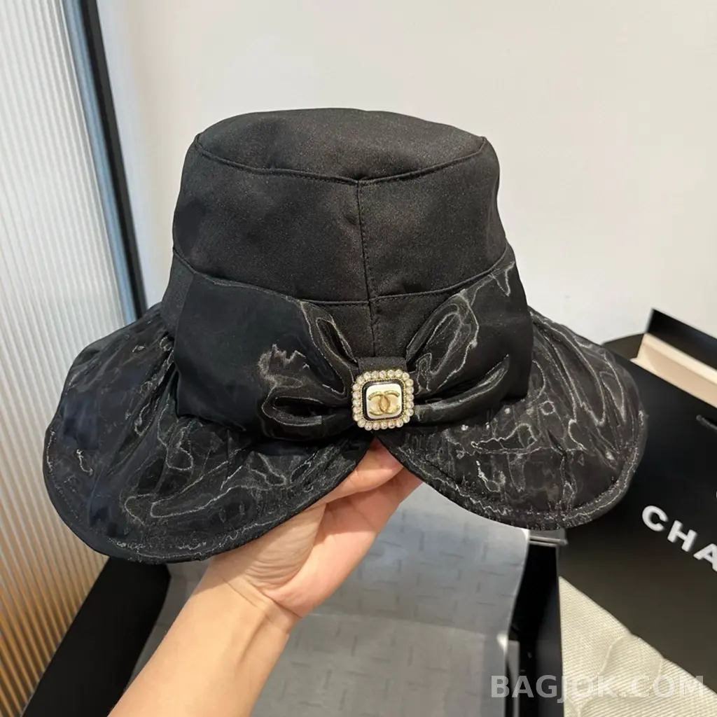 샤넬 샤넬 빅 챙 리본 버킷햇 상세 이미지