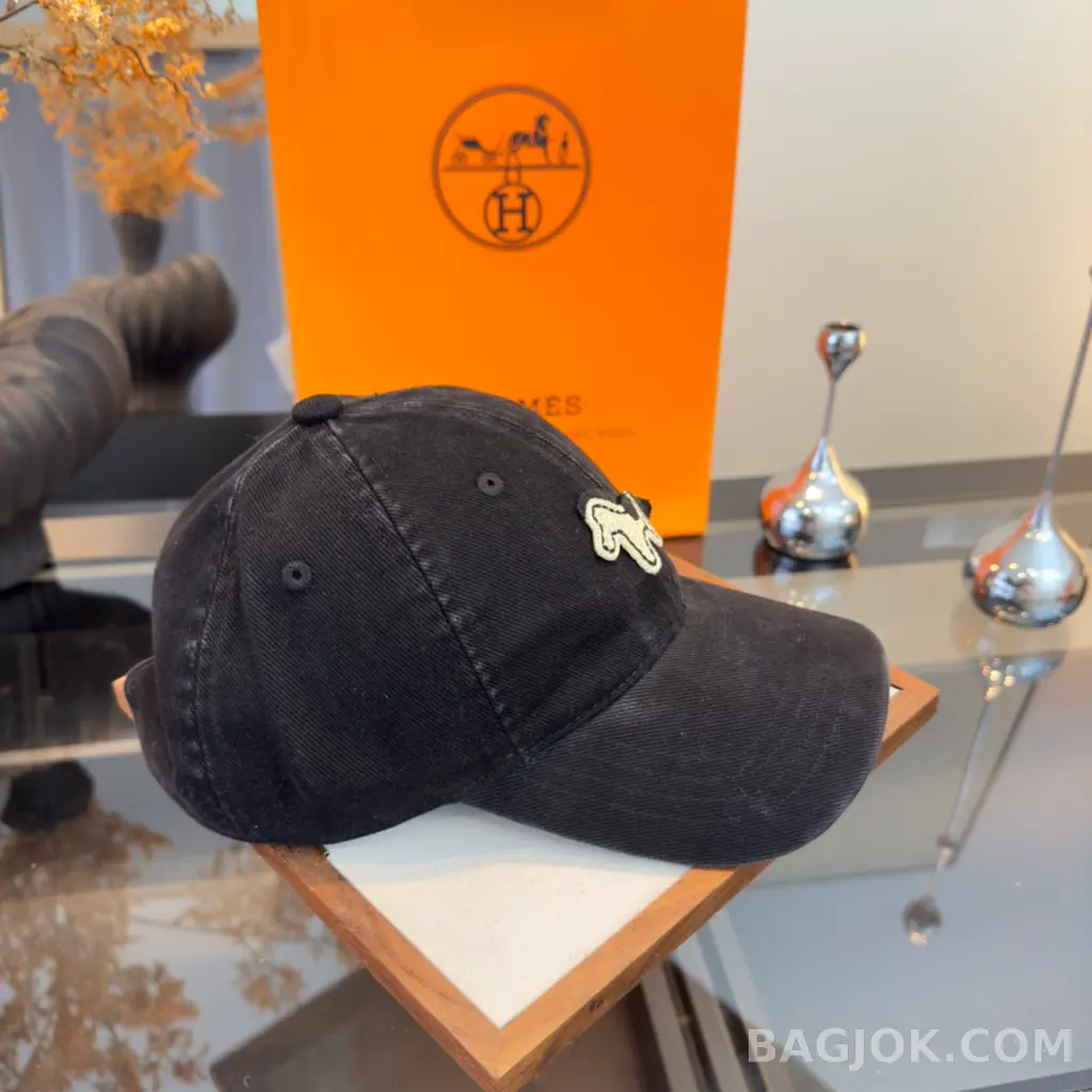 에르메스 에르메스 로데오 자수 베이스볼 캡 상세 이미지