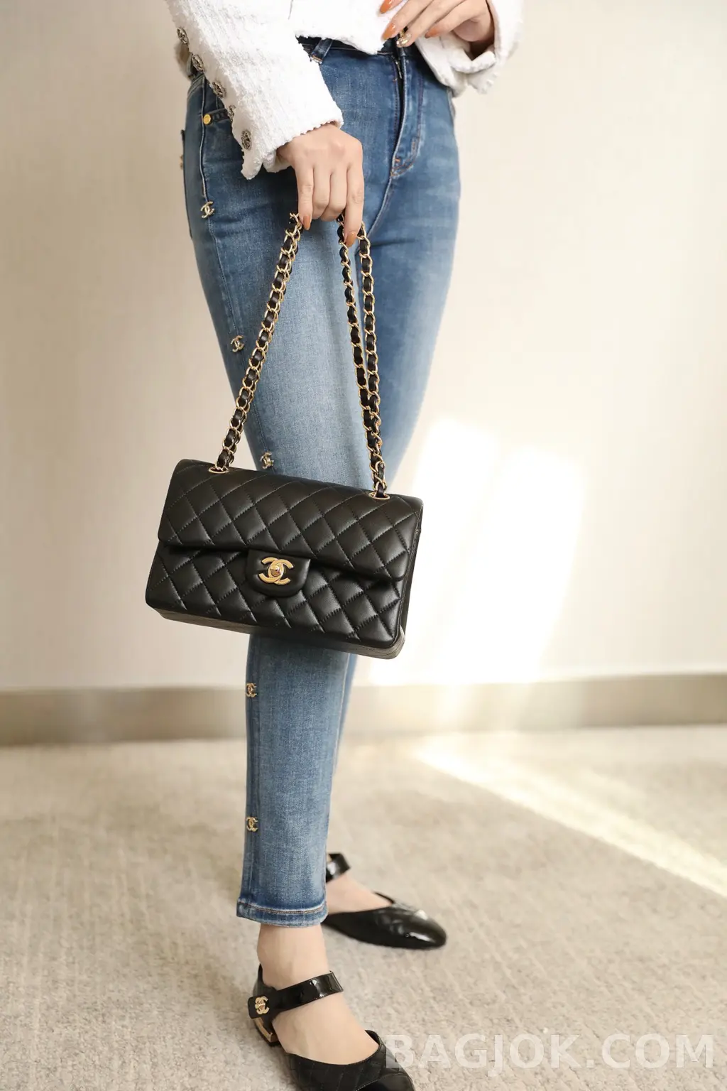 샤넬 Chanel 클래식 플랩백 램스킨 스몰 상세 이미지