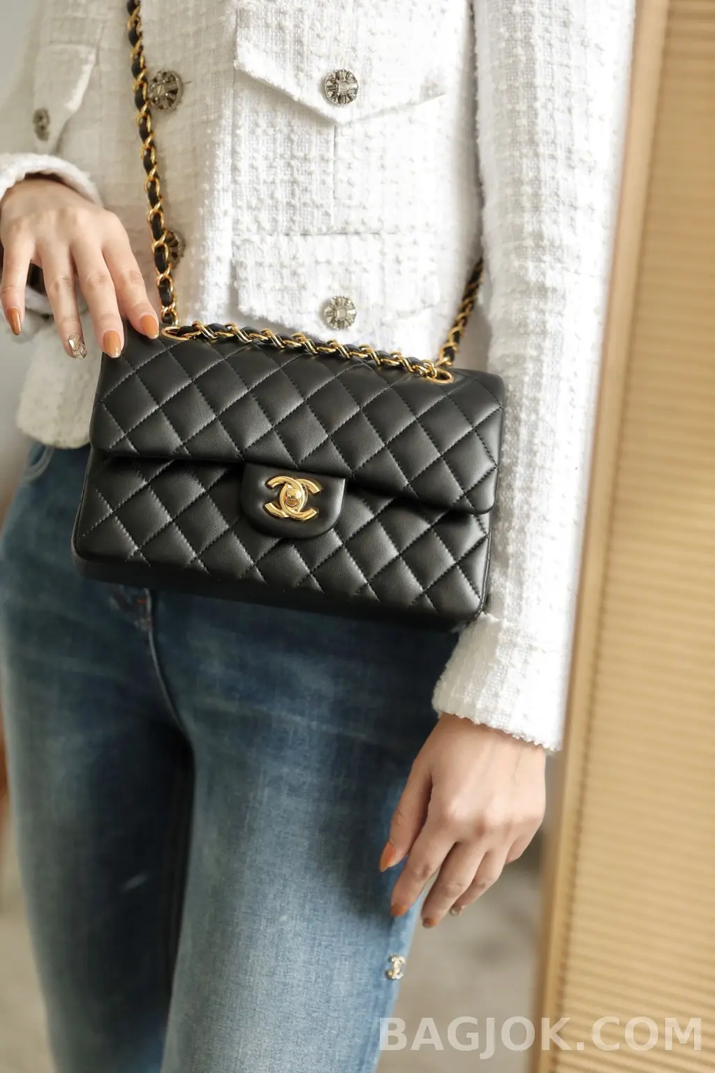 샤넬 Chanel 클래식 플랩백 램스킨 스몰 상세 이미지