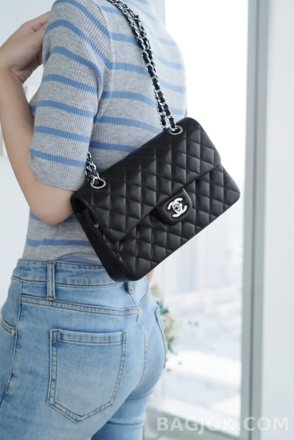 샤넬 Chanel 클래식 플랩백 램스킨 스몰 상세 이미지