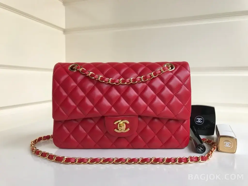 샤넬 Chanel 클래식 플랩백 램스킨 미디움 ver.1 상세 이미지