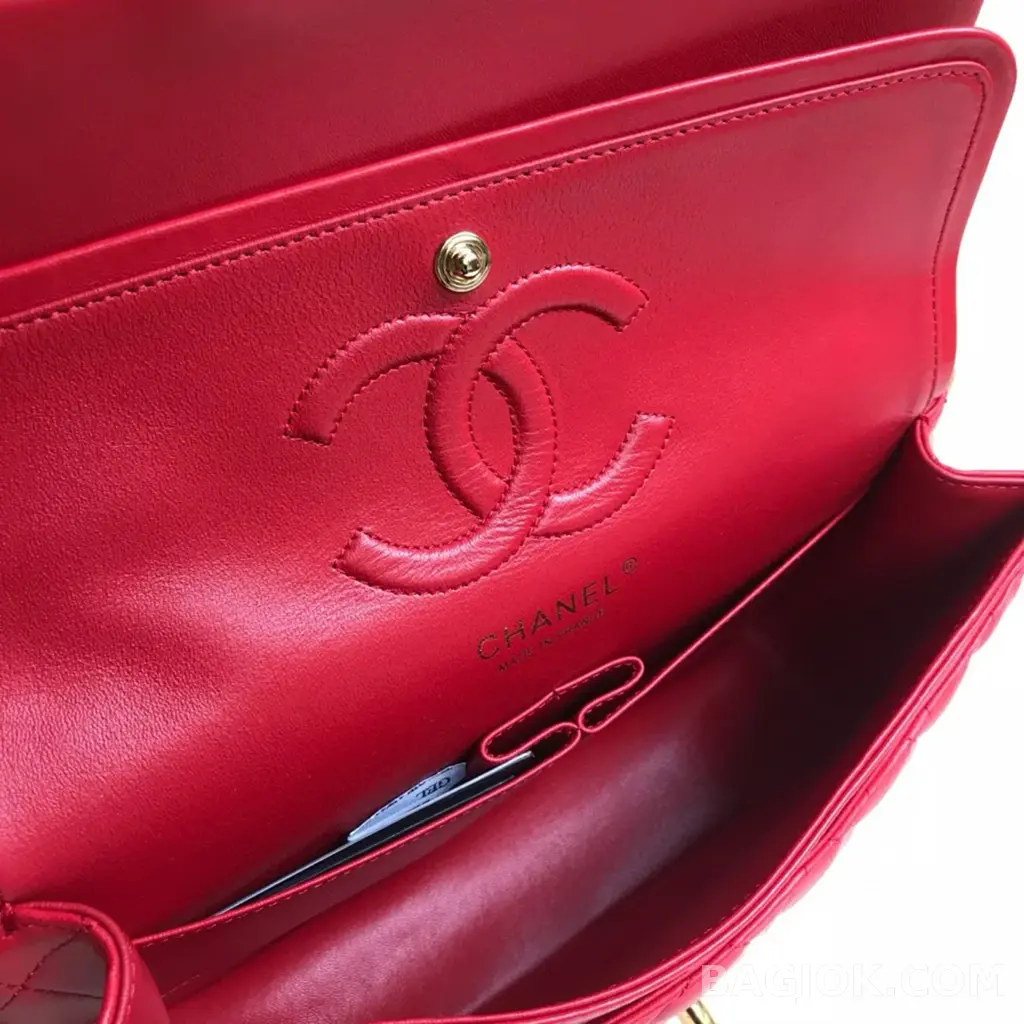 샤넬 Chanel 클래식 플랩백 램스킨 미디움 ver.1 상세 이미지