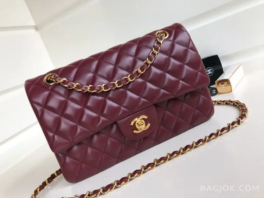 샤넬 Chanel 클래식 플랩백 램스킨 미디움 ver.1 상세 이미지