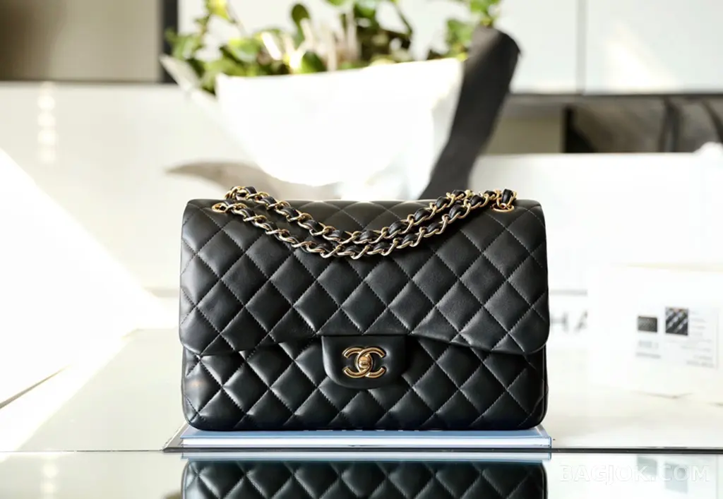 샤넬 Chanel 클래식 플랩백 램스킨 라지 ver.1 상세 이미지
