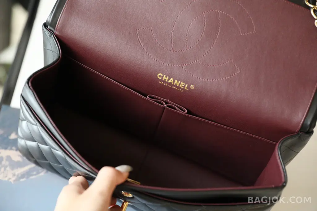 샤넬 Chanel 클래식 플랩백 램스킨 라지 ver.1 상세 이미지