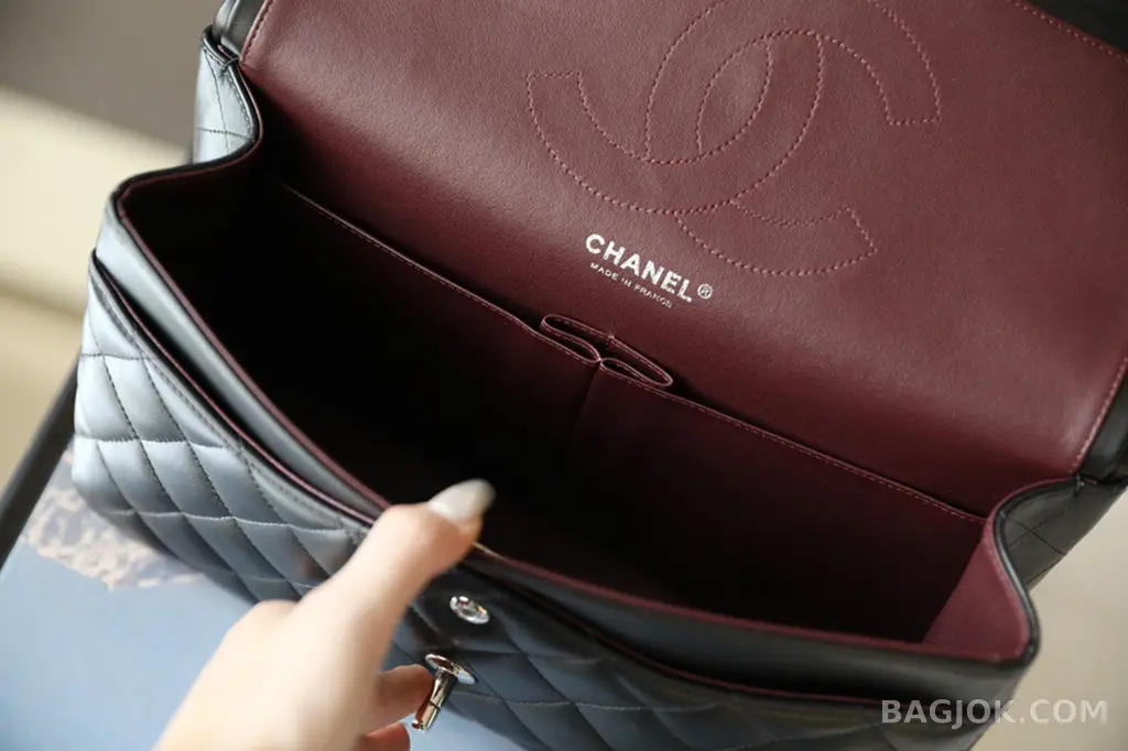 샤넬 Chanel 클래식 플랩백 램스킨 라지 ver.1 상세 이미지