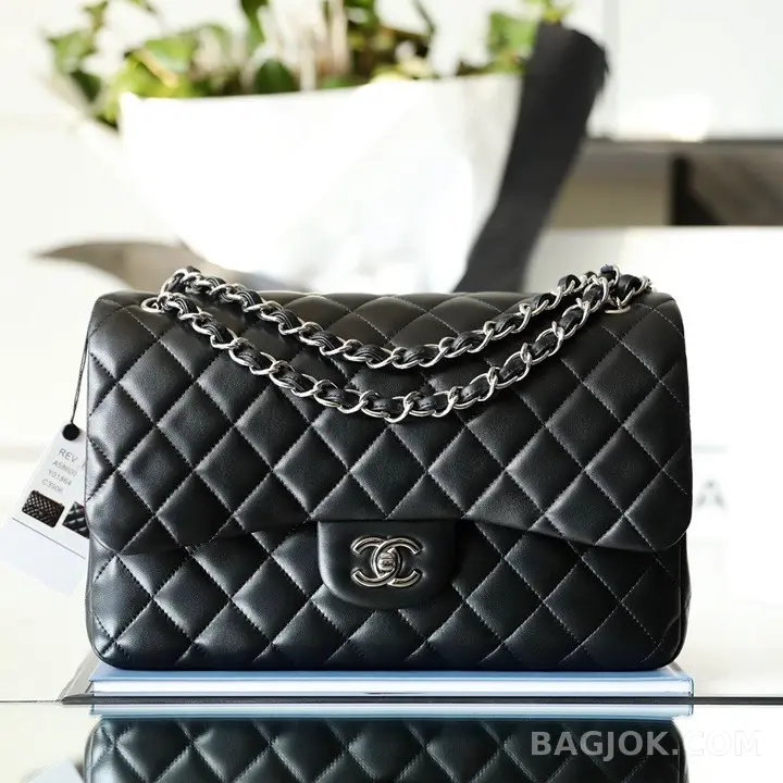 샤넬 Chanel 클래식 플랩백 램스킨 라지 ver.1 상세 이미지