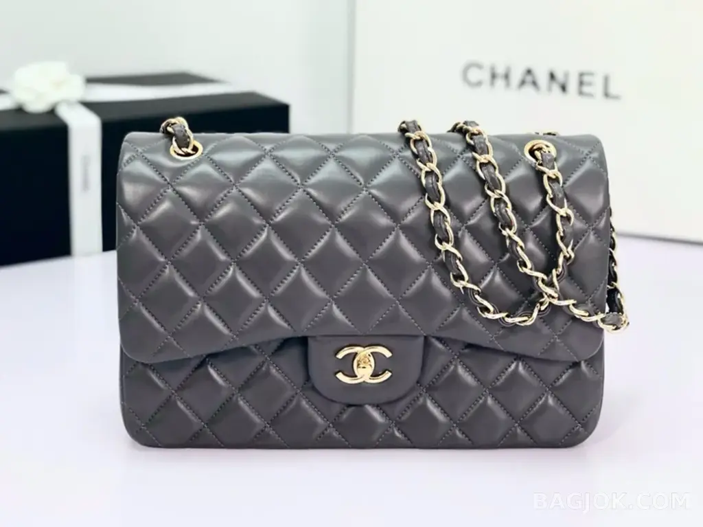 샤넬 Chanel 클래식 플랩백 램스킨 라지 ver.1 상세 이미지