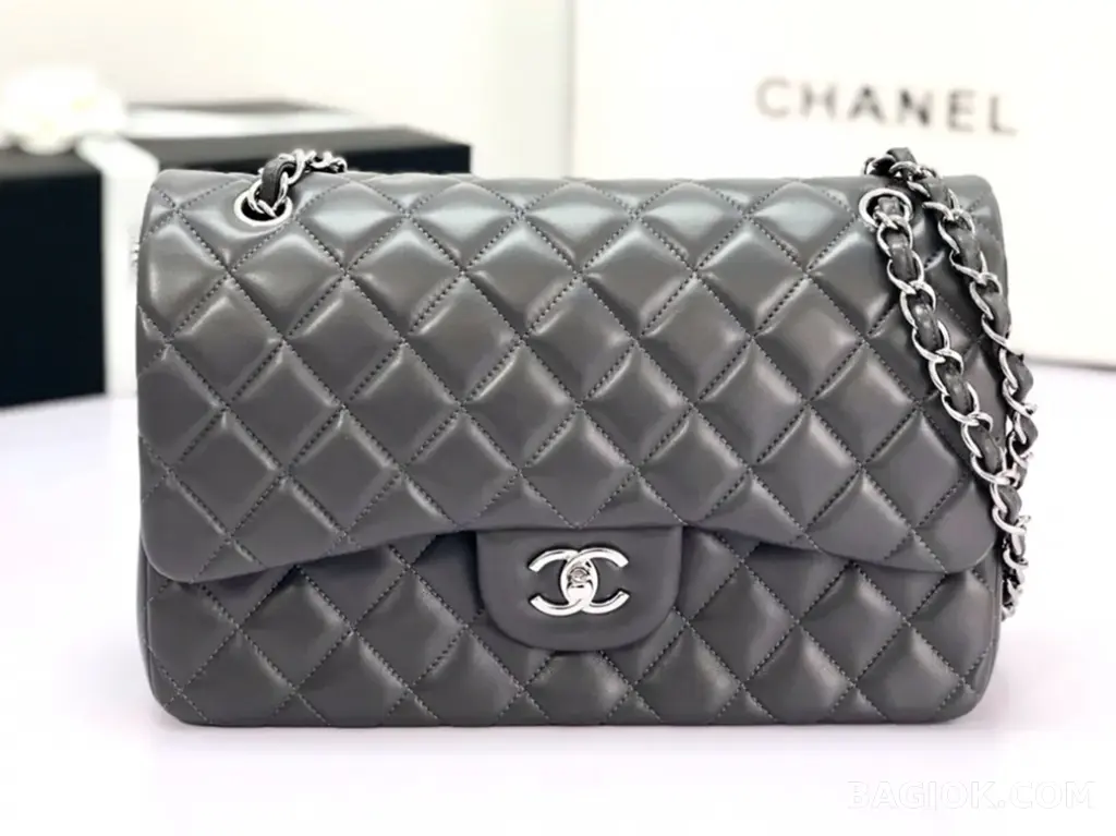 샤넬 Chanel 클래식 플랩백 램스킨 라지 ver.1 상세 이미지