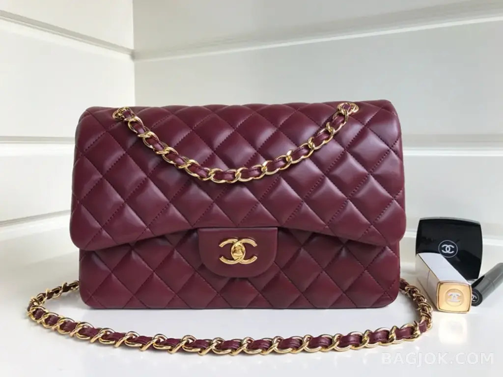 샤넬 Chanel 클래식 플랩백 램스킨 라지 ver.1 상세 이미지