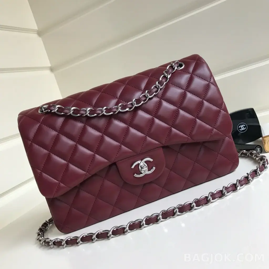 샤넬 Chanel 클래식 플랩백 램스킨 라지 ver.1 상세 이미지
