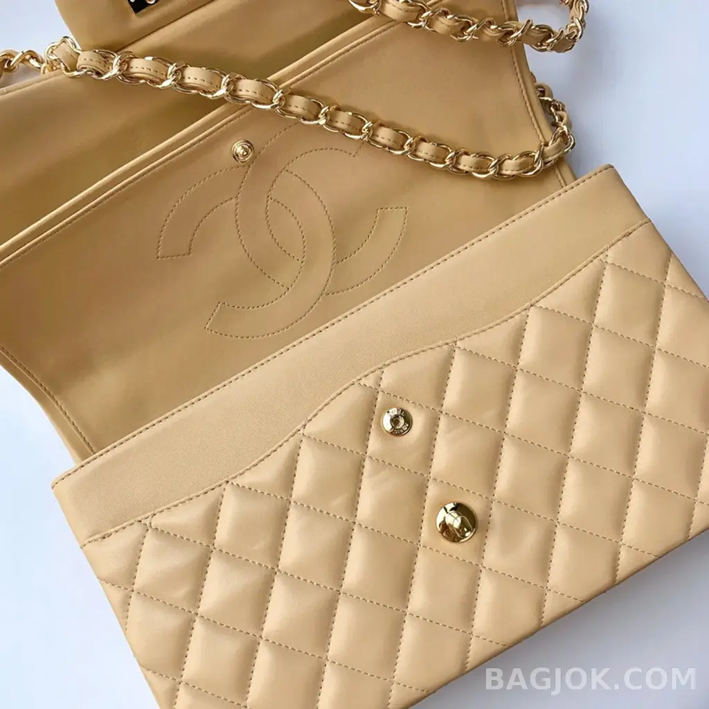 샤넬 Chanel 클래식 플랩백 램스킨 라지 ver.1 상세 이미지
