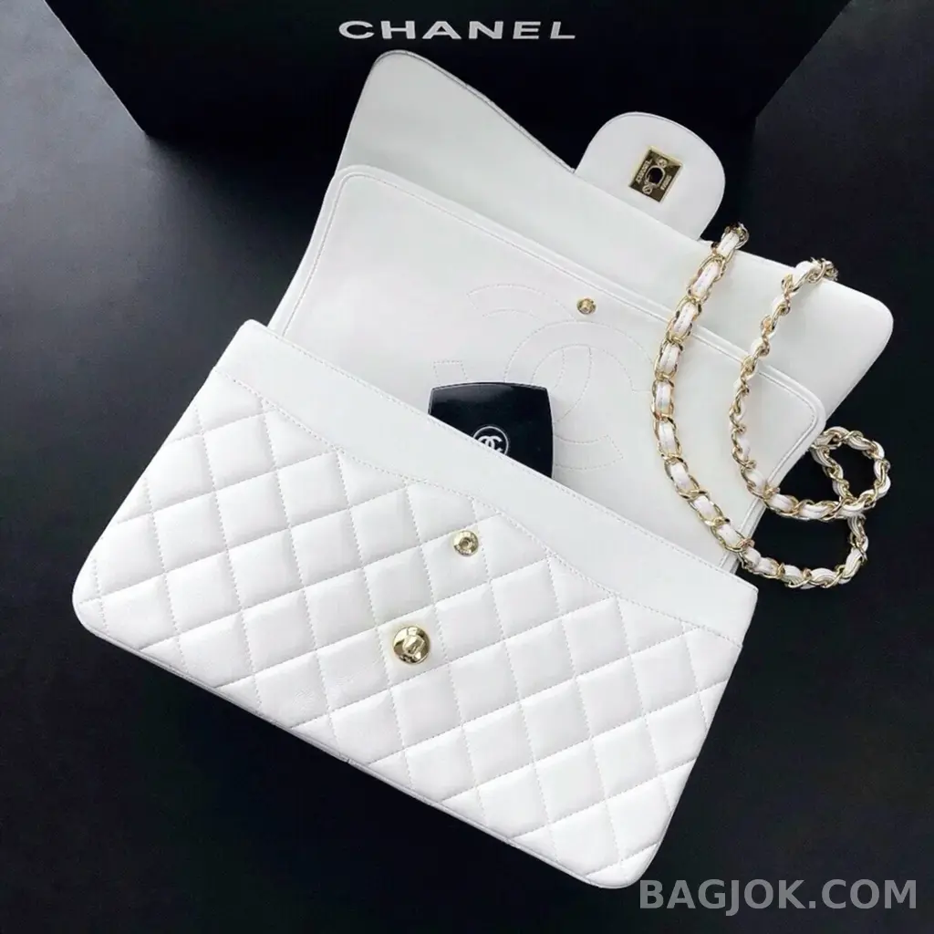샤넬 Chanel 클래식 플랩백 램스킨 라지 ver.2 상세 이미지