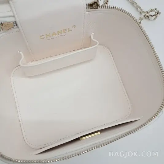 샤넬 Chanel 탑핸들 미니 베니티 크로스백 (캐비어) 상세 이미지