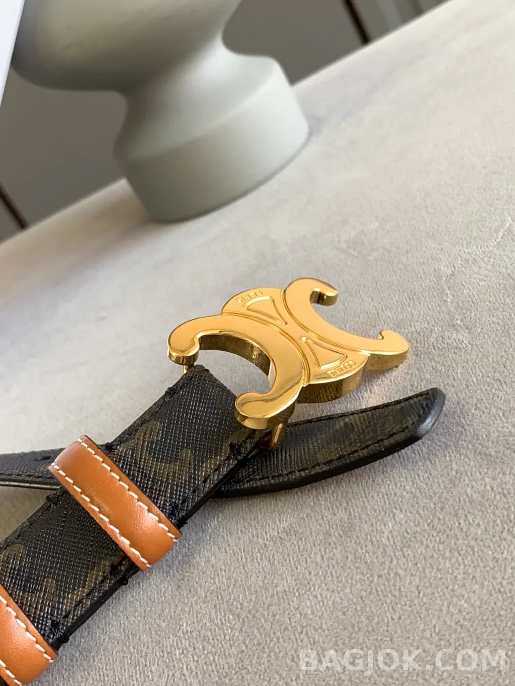 셀린느 셀린느 트리옹프 캔버스 벨트 2.5cm 상세 이미지