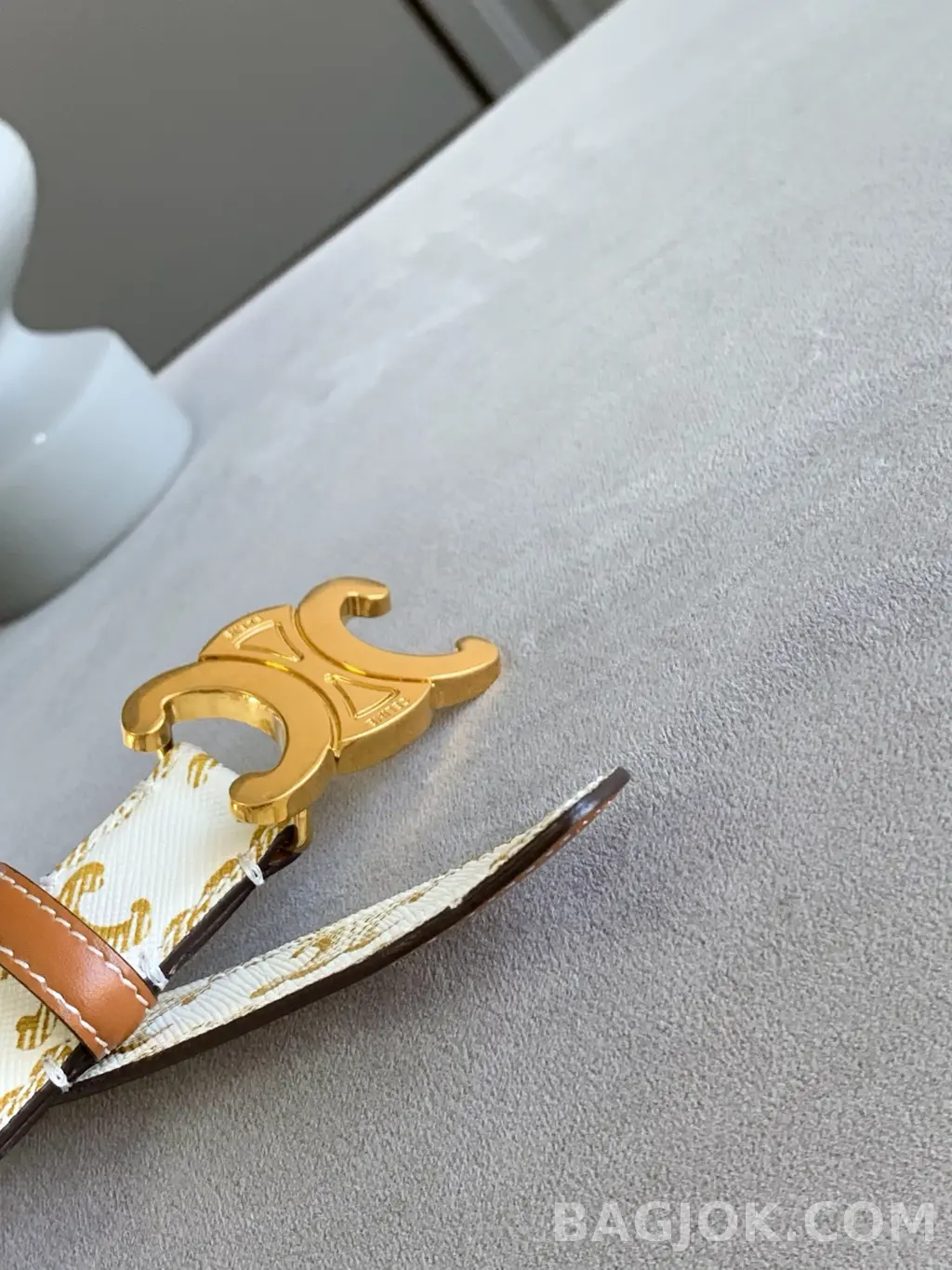 셀린느 셀린느 트리옹프 캔버스 벨트 2.5cm 상세 이미지