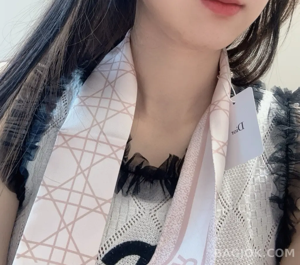 디올 디올 오블리크 미차 트윌리 스카프 상세 이미지