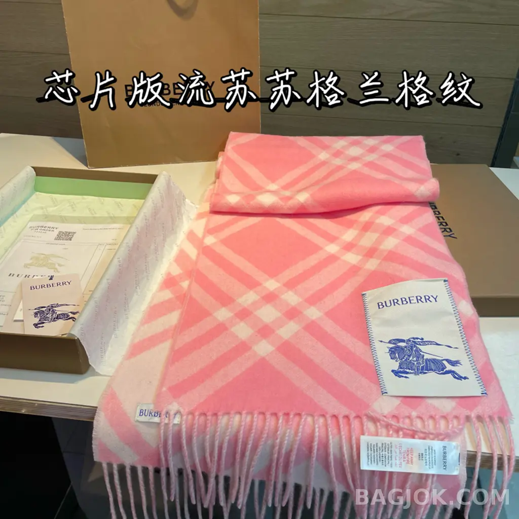 버버리 버버리 체크 캐시미어 머플러 상세 이미지