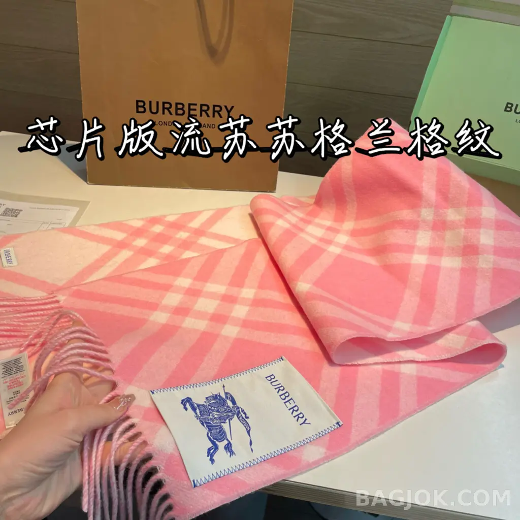 버버리 버버리 체크 캐시미어 머플러 상세 이미지