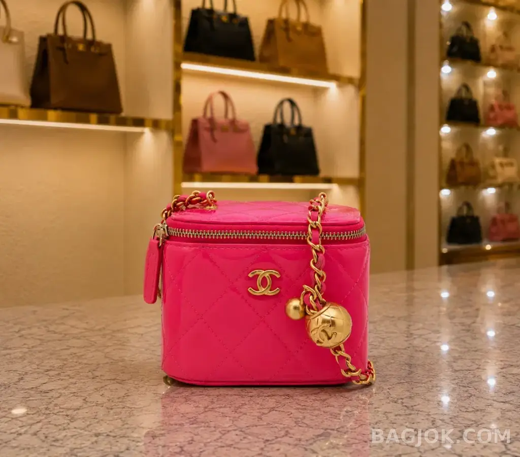 샤넬 Chanel 골드볼 미니 베니티 (페이던트) 상세 이미지