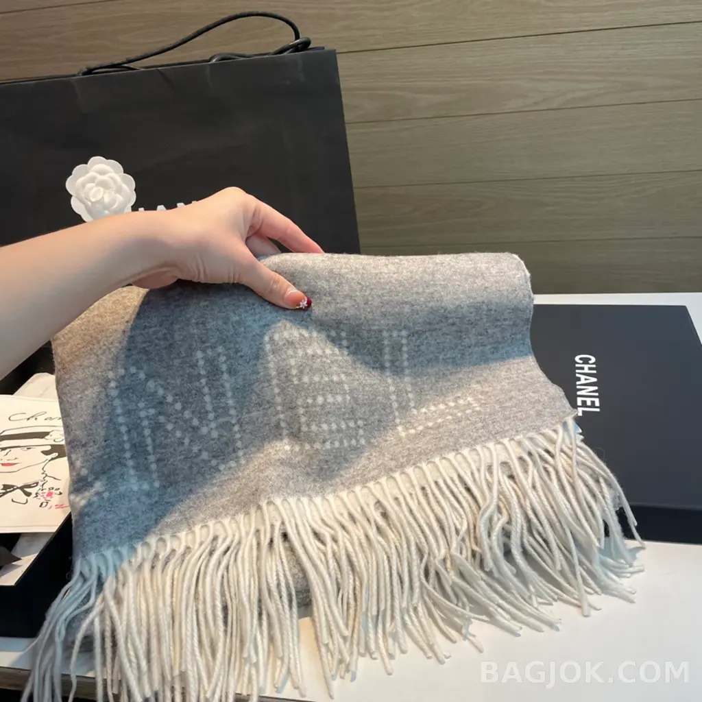 샤넬 샤넬 24B 신상 울 머플러 상세 이미지