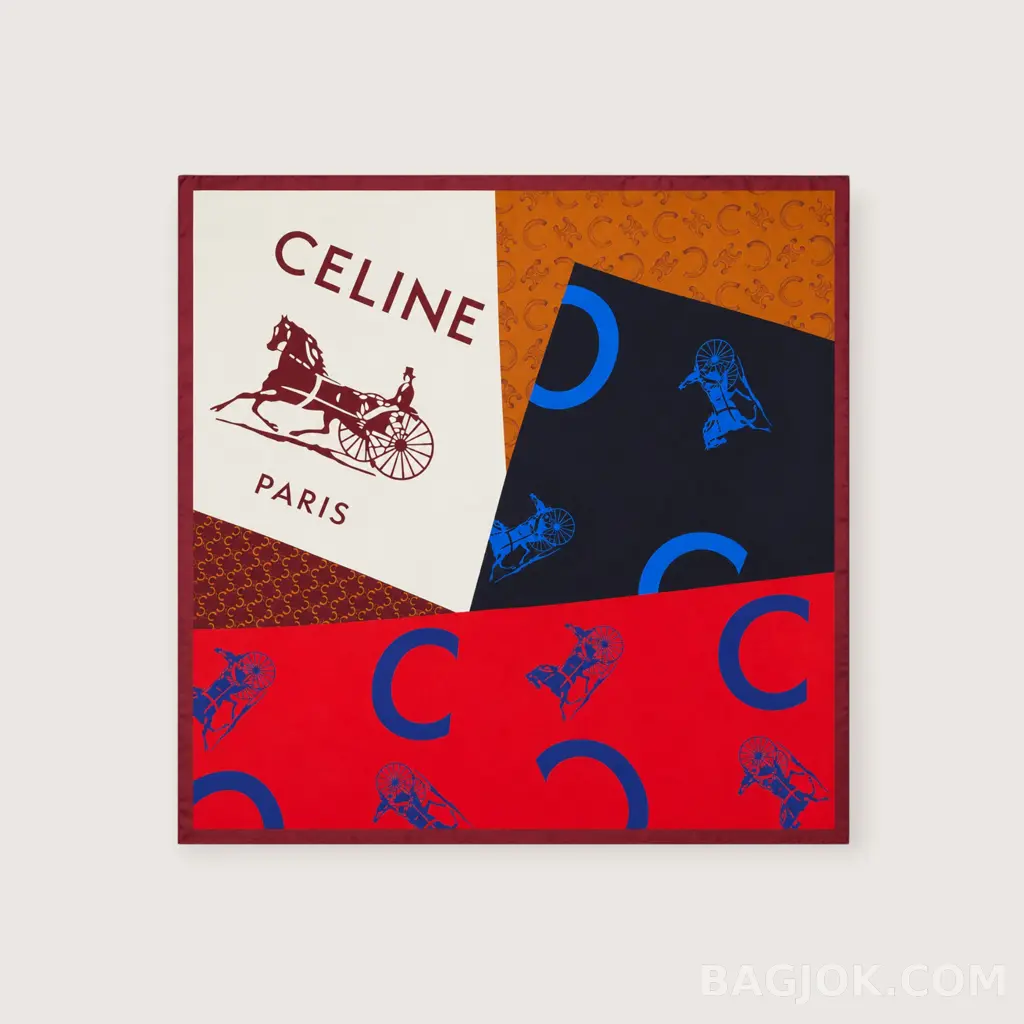 셀린느(CELINE) 실크 트윌 스퀘어 스카프_대표이미지