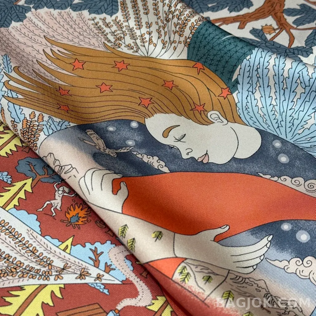 에르메스 에르메스 단 레 브라스 드 셀렌 스카프 상세 이미지