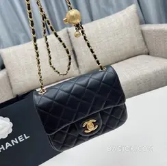 샤넬 Chanel 클래식 골드볼 플랩백 쁘띠삭 ver.1 상세 이미지