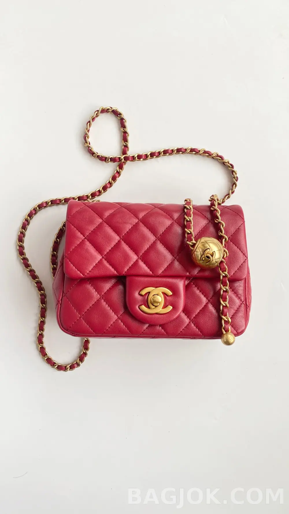 샤넬 Chanel 클래식 골드볼 플랩백 쁘띠삭 상세 이미지