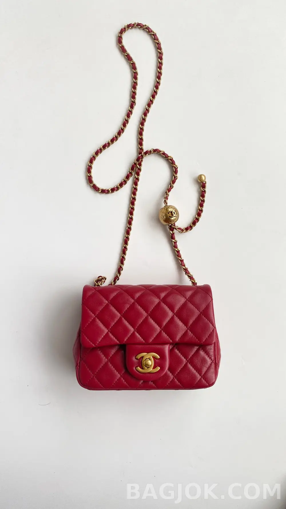 샤넬 Chanel 클래식 골드볼 플랩백 쁘띠삭 상세 이미지