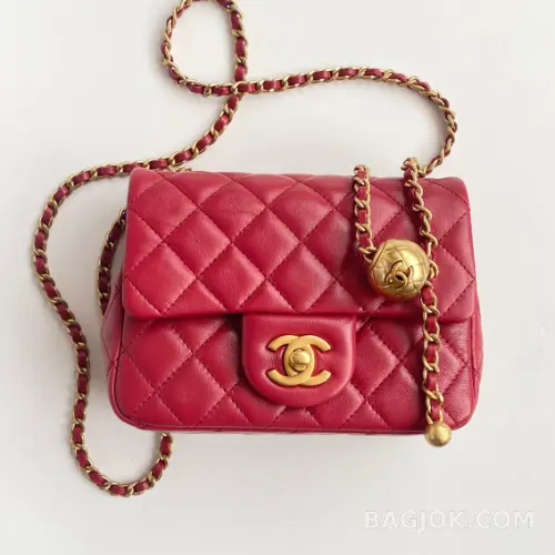 샤넬 Chanel 클래식 골드볼 플랩백 쁘띠삭 상세 이미지
