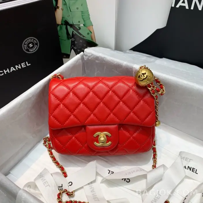 샤넬 Chanel 클래식 골드볼 플랩백 쁘띠삭 ver.2 상세 이미지